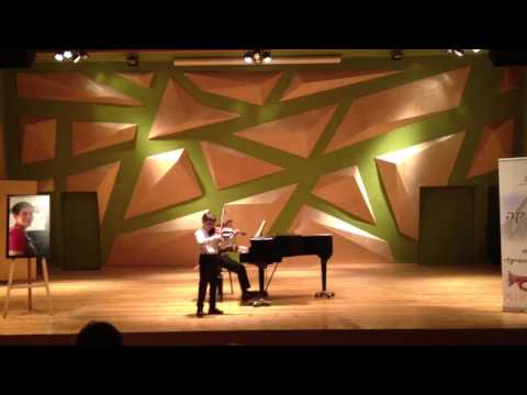Michael plays Dvorak sonatina 1+2 mov.