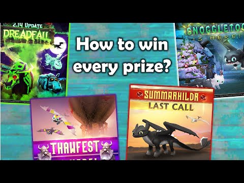 How I Win Every Event! (Thawfest, Summarhildr, Dreadfall, Snoggletog) - School of Dragons