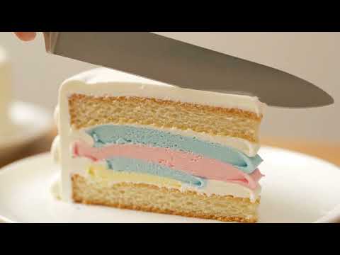 Ribbon Cake Cutting — Colourful Layers of Sweet Elegance