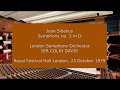 Jean Sibelius - Symphony no. 2: Sir Colin Davis conducting the LSO in 1979