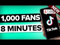 How To Get 1 000 REAL Followers On TikTok In 24 Hours Get More TikTok Followers FAST