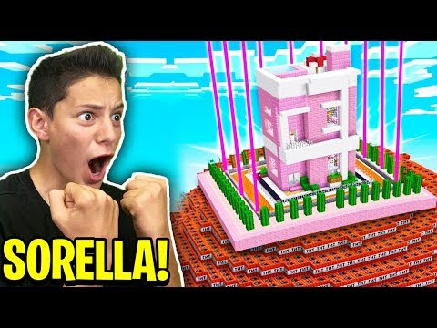 DISTRUGGO la CASA di MIA SORELLA su MINECRAFT!! 💥