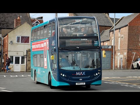 Not as good as it used to be: Arriva North East 7554 (SN15LLE) Dennis Trident 2/Enviro 400