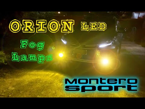 ORION LED Fog Lamps on Montero Gen 3