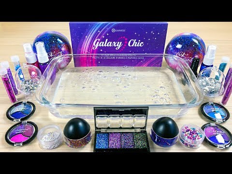 Season "Theme" Series #14 "GALAXY" / Mixing eyeshadow and glitter into Clear Slime Video