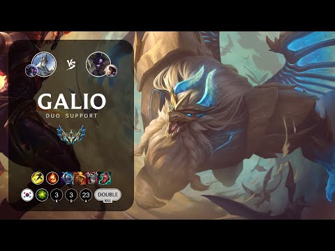 Galio Support vs Alistar - KR Challenger Patch 13.21