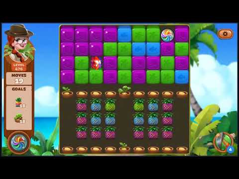 Lost Island Blast Adventure Level 476 - NO BOOSTERS 🏝️ | SKILLGAMING ✔️