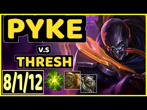 MIKYX (PYKE) vs THRESH - 8/1/12 KDA BOTTOM SUPPORT CHALLENGER GAMEPLAY - EUW