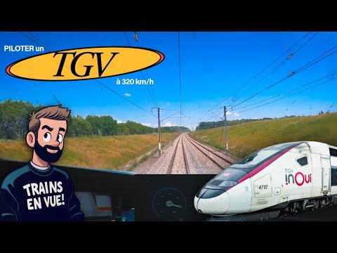 4K CABRIDE TGV - Paris EST à Strasbourg