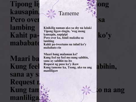 Tameme by Jolina Magdangal