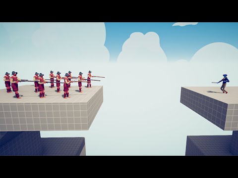 10X Musketeer vs Every One Units►Totally Accurate Battle Simulator | TABS