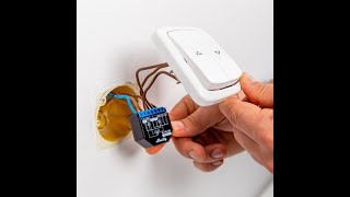 Shelly Plus 2PM WiFi dubbele inbouw schakelaar of rolluik schakelaar