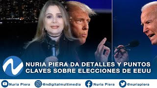 Nuria Piera da detalles y puntos claves sobre las elecciones presidenciales de Estados Unidos