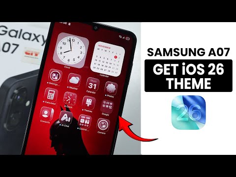 How to Install iOS 26 Launcher in Samsung A07 - Set iPhone Theme