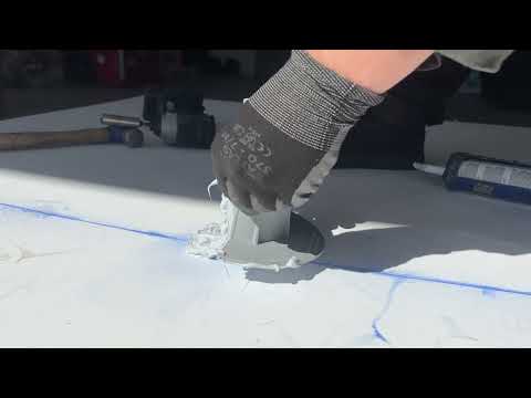 How To Intall  A Chemlink E Curb - Flat Roof Flashing - Featuring K2 Big Foot