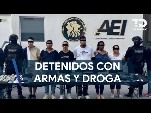 Detienen a 6 presuntos generadores de violencia con armas y droga en Juárez