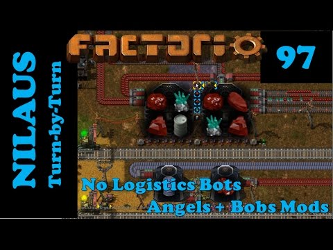 Factorio S6E97 - Rubyte Chunks, Crystals and Purified in a City Block
