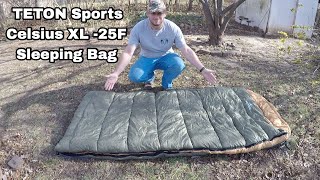 TETON Sports Celsius XL -25F Sleeping Bag (Review Kinda)