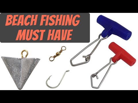 Beach fishing Rig - How to use a Slider Sinker Clip.