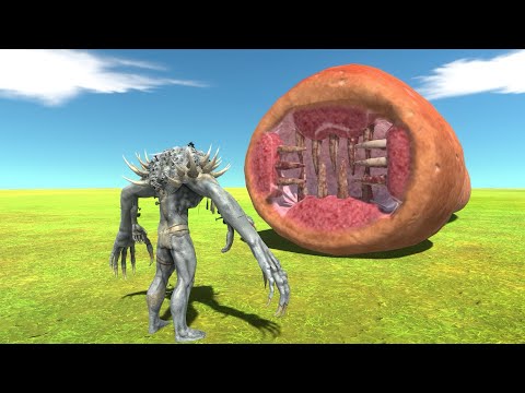 Tiny Scourge VS Giant Invertebrates And Carnivorous Worms - Animal Revolt Battle Simulator