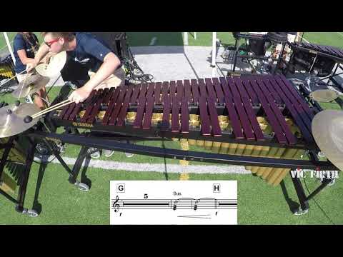 2018 Blue Stars Marimba - LEARN THE MUSIC to "The Once and Future Carpenter"