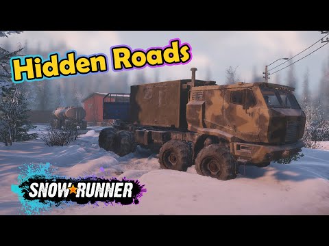 Hidden Roads - Mountain River - Alaska #Azov #Mod #SnowRunner | #Gameplay Part 44