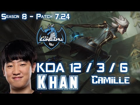 LZ Khan CAMILLE vs ILLAOI Top - Patch 7.24 KR Ranked
