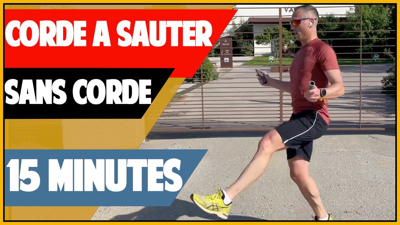 CORDE A SAUTER SANS CORDE-SANS FIL SUR PLACE-15 MINUTES-SEANCE 3