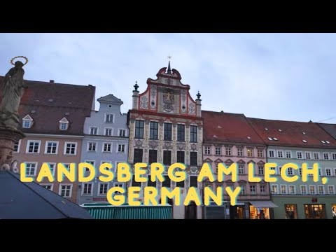 Walking in LANDSBERG am Lech, Germany  4K HDR   #europe #tour #sightseeing#trip#travel#europe