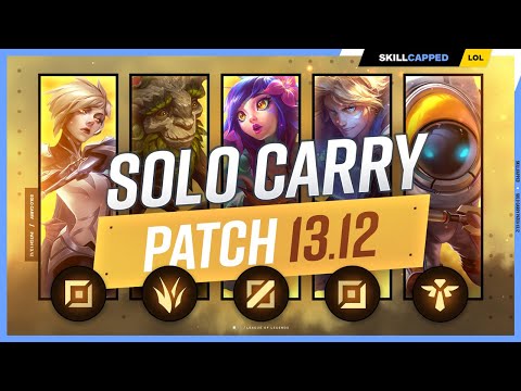 THE NEW BEST SOLO CARRY CHAMPIONS! - PATCH 13.12