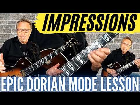 An Epic Dorian Mode Exploration Using The John Coltrane Song 'Impressions' | Jazz Guitar Lesson