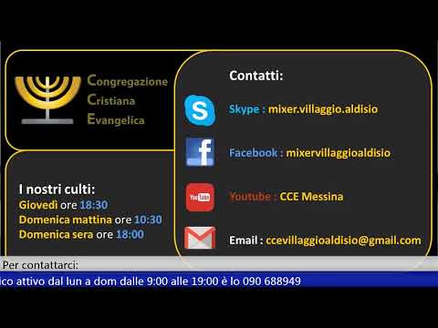 2020-11-19 Culto Giovedì - Fr Gemelli - Fr Barbagallo - 1Cronache Cap 17