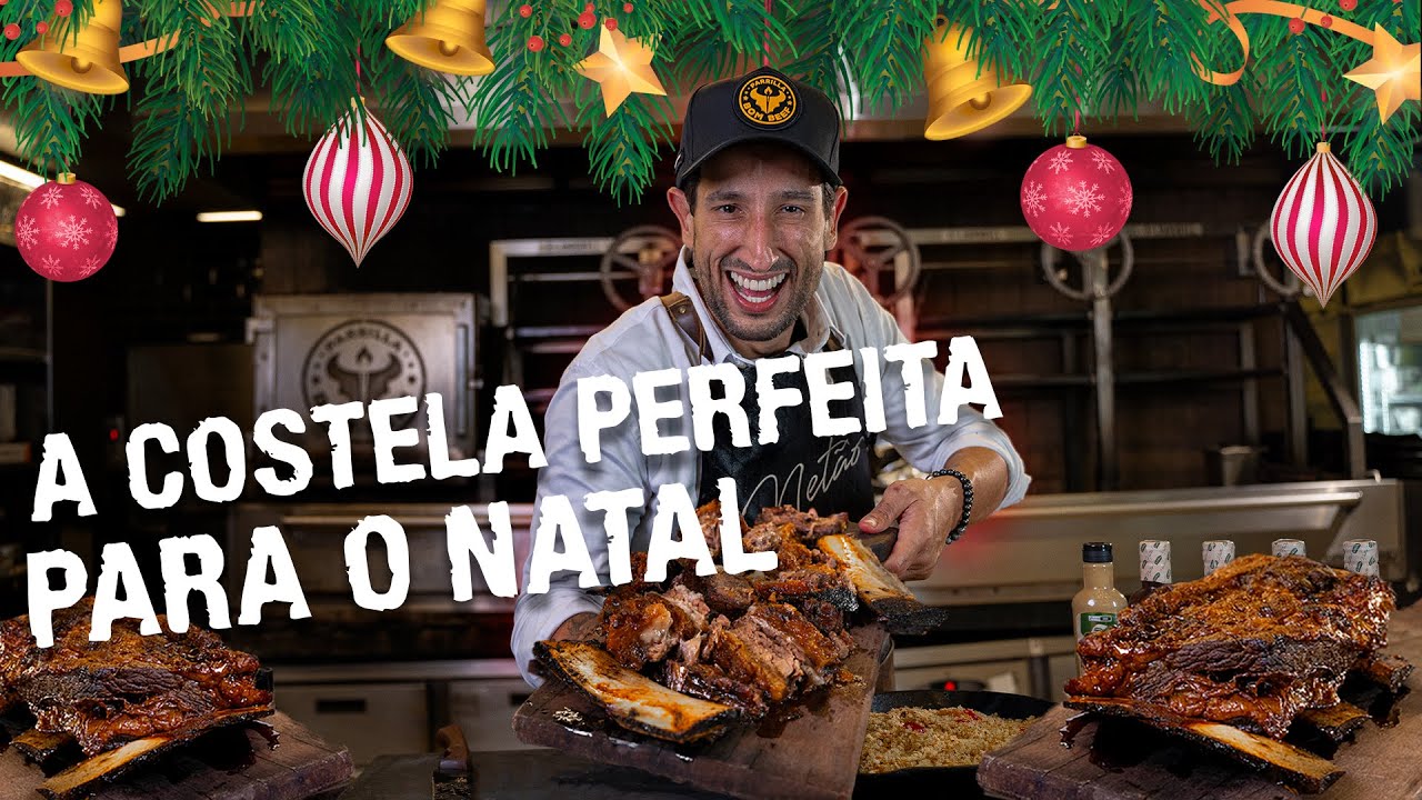 The Best Christmas Ribs, with Cherry Farofa, in the World | Netão Bom Beef