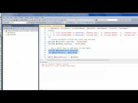 Using Sql Variables In A Batch