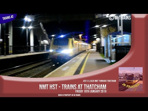 *NMT HST* Trains at Thatcham - 18/01/19