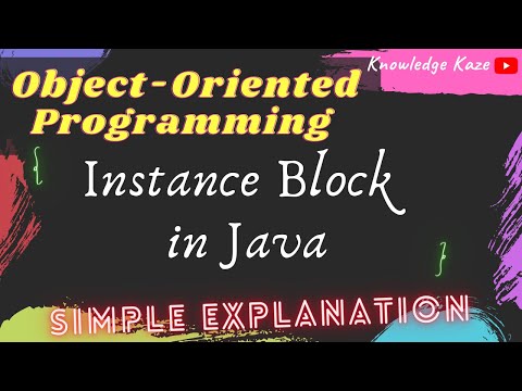 Instance Initialization Block In Java Simple Explanation With Program