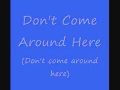 Don't Come Around Here - Rod Stewart & Helicopter Girl (with lyrics)