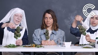 Aubrey Plaza Smokes Pot with the Weed Nuns