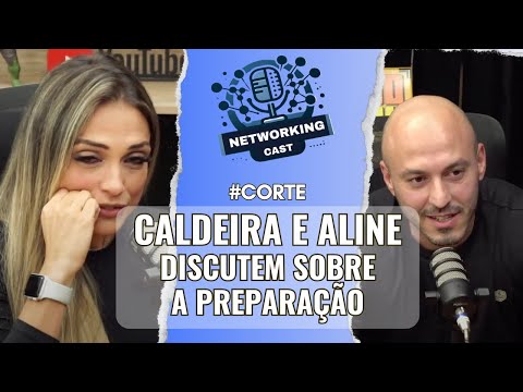 CALDEIRA E ALINE DISCUTEM PREPARAÇÃO