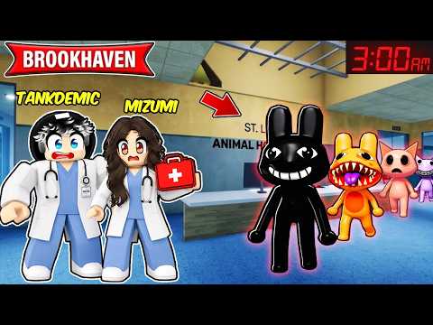 CAN WE SURVIVE The Nights as Doctors in Animal Hospital ? | Brookhaven RP Tagalog | ROBLOX