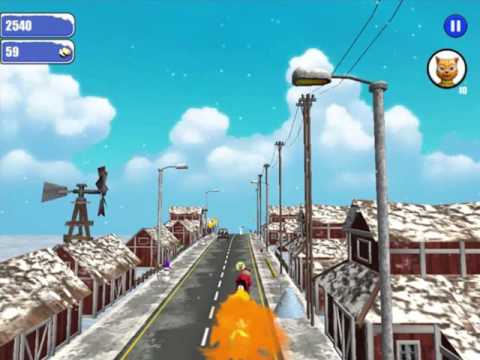 Leo Cat Ice Run - Frozen City Video