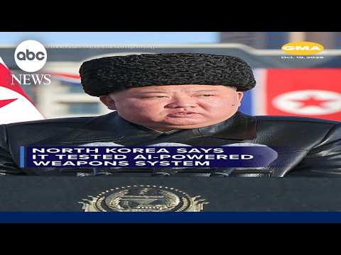 North Korea says it tested AI-powered weapons system