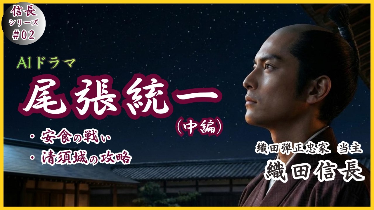 「清須、落つ」清洲城陥落と大和守家の滅亡 ～ 尾張統一への道（中編）～【AIドラマ】