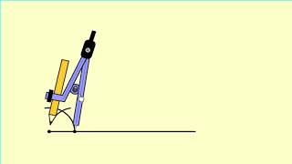 Construction of angle 60 degree
