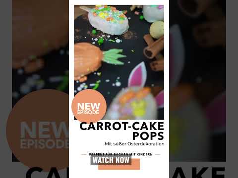 Oster Carrot-Cake-Pops  Einfach, lecker und perfekt für Kinder #ostern #backen #cakepops #carrotcake