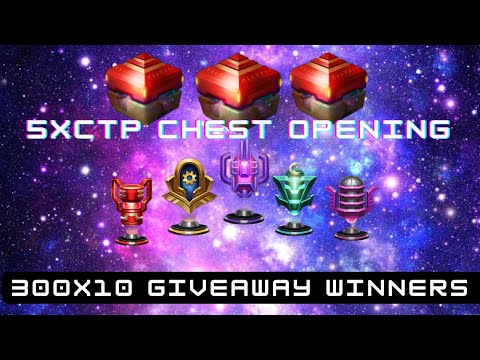 5x CTP Chest Opening 😬 - 3000 Crystals Giveaway Winners Announced 🏆 - Luckiest Day Ever