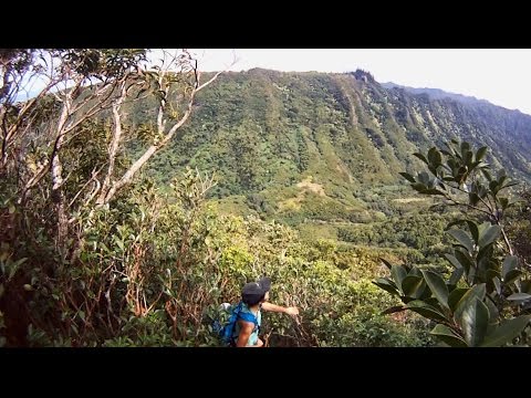 howzitboy hikes:Tripler ridge via Moanalua valley=lost Video