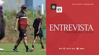 ENTREVISTA | Pré-jogo: Chapecoense x JEC | Entrevista com o técnico Cristian de Souza.