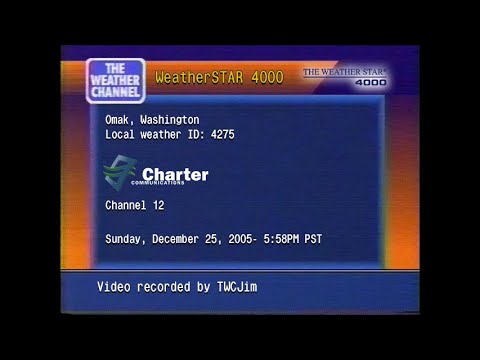 TWC WeatherSTAR 4000- Omak, WA- Dec. 25, 2005- 5:58PM PST