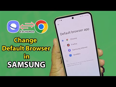 How to change default browser in samsung phone